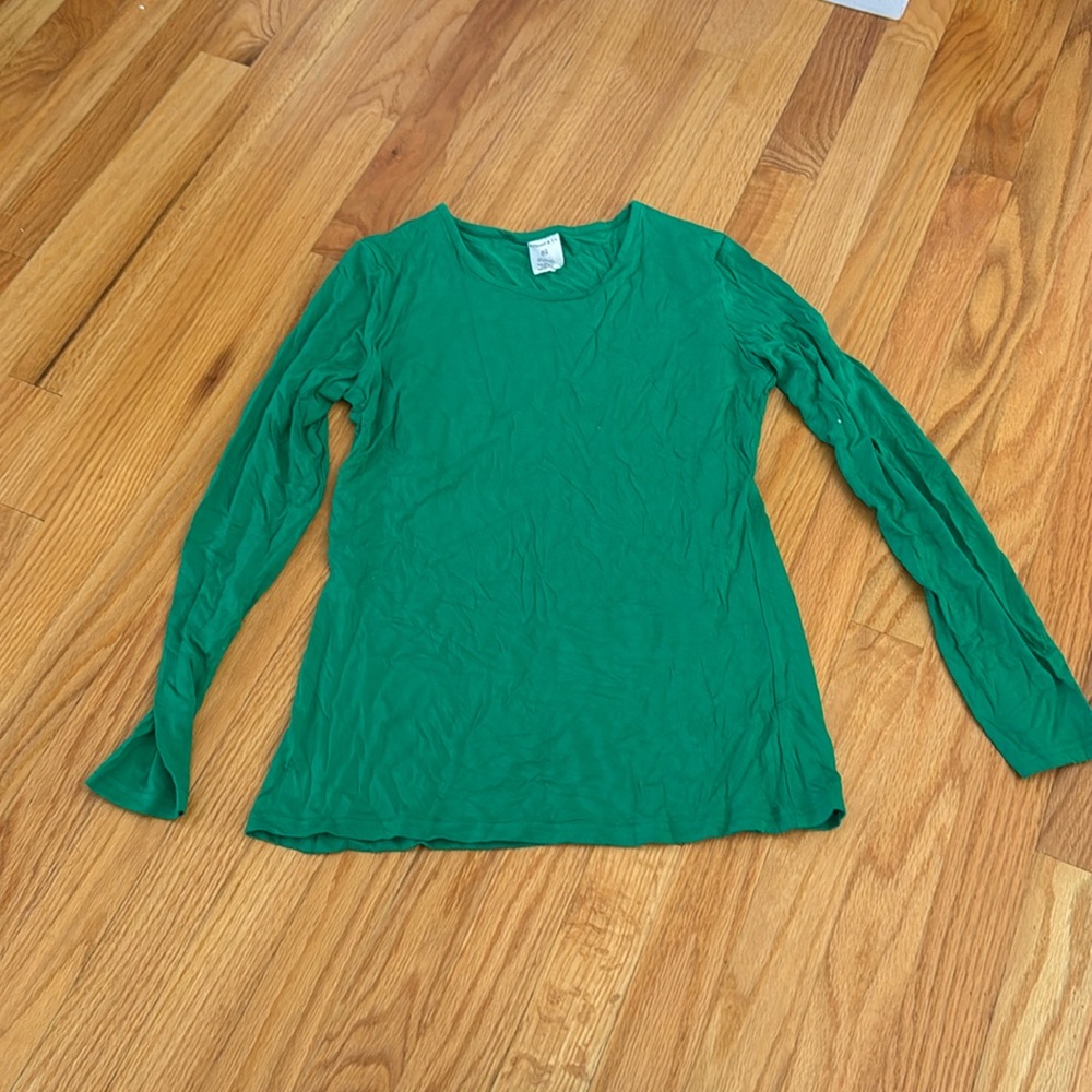 Amazon Long Sleeve Green Shirt, Size small